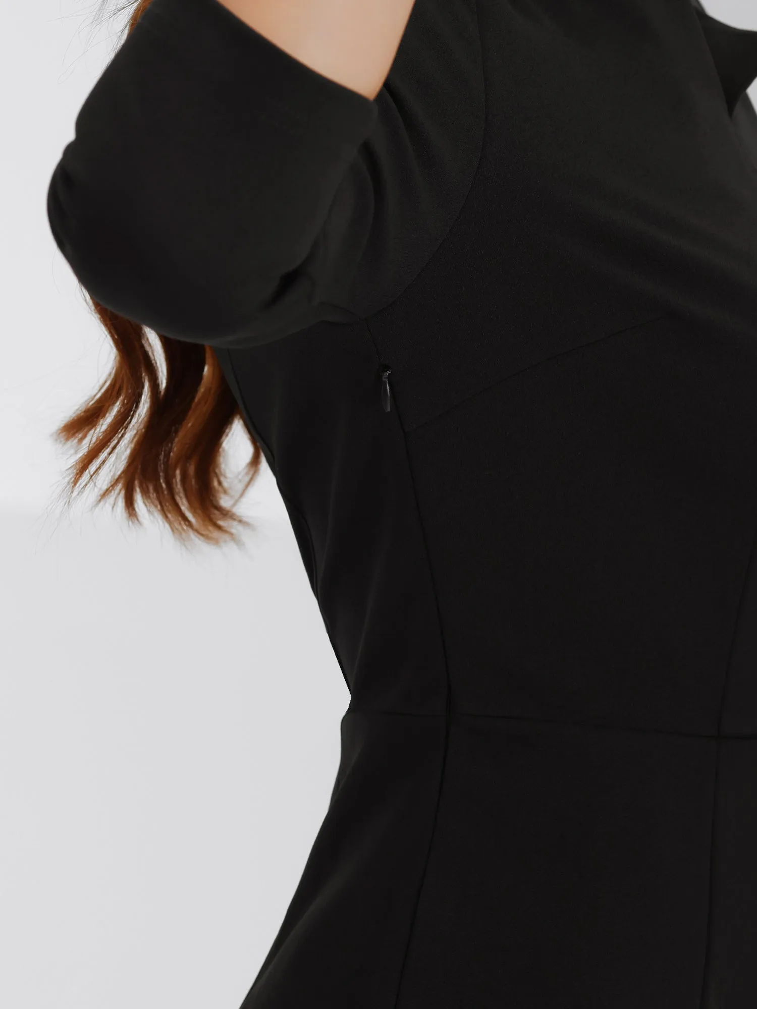 Notch Neck 3/4 Sleeve Work Office Business Midi Sheath Dress sold by Allegra K product image thumbnail 4