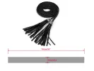 Womens Tassels Braided Waist Belt Woven Skinny Belts for Dress sold by Allegra K