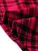 Plaid Lace-Up Gothic Sleeveless Tartan Mini Club Party Dress sold by Allegra K