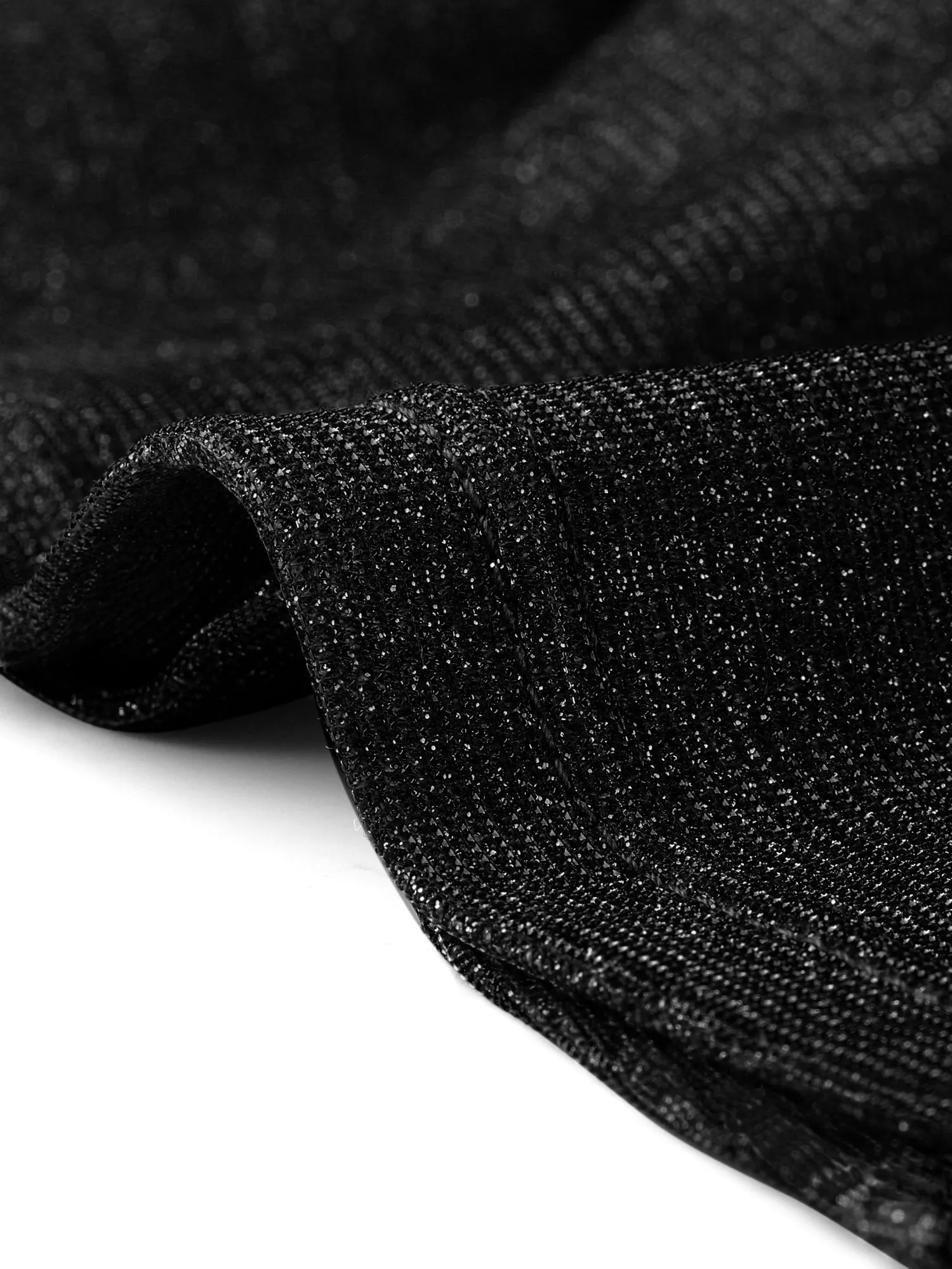 Glitter Strappy Crop Tank Tops Sparkle Deep V Sleeveless Tube Top sold by Allegra K product image thumbnail 5