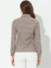 Plaid Button Down Shirt Long Sleeve Blouse Top sold by Allegra K
