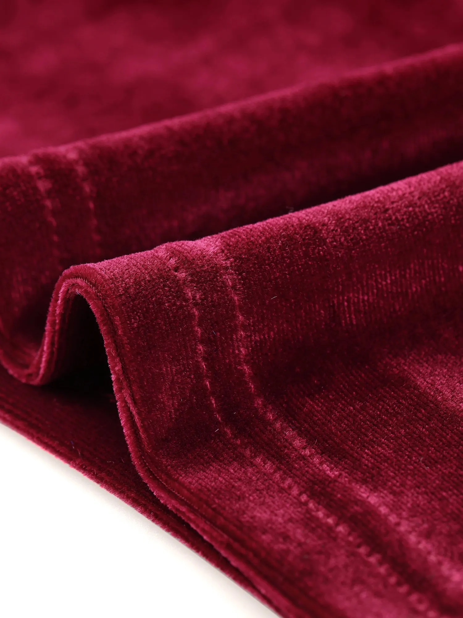 Wrap Crop Top Spaghetti Strap Velvet Cami Tops sold by Allegra K product image thumbnail 4
