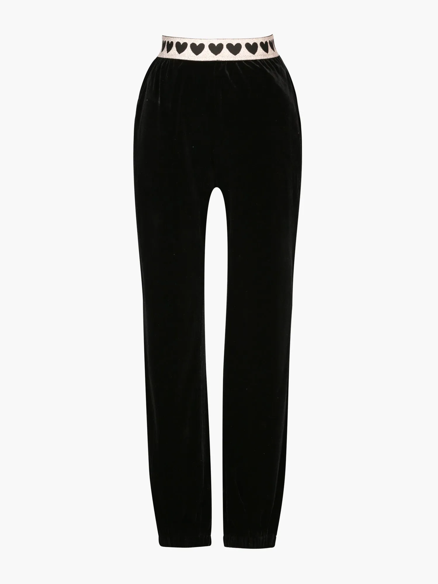 Casual Elastic Waist Athleisure Ankle Length Velvet Joggers Pants sold by Allegra K product image thumbnail 2