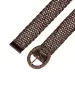Skinny Waist Braided Dress Round Metal Buckle Adjustable Belts sold by Allegra K