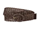 Skinny Waist Braided Dress Round Metal Buckle Adjustable Belts sold by Allegra K