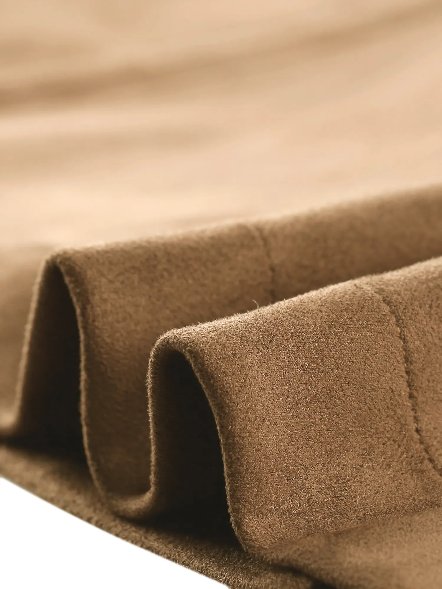 Faux Suede Long Sleeve Lapel Collar Moto Biker Jacket sold by Allegra K product image thumbnail 5