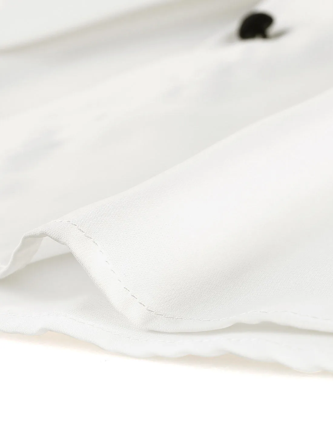 Button Down Long Sleeve Contrast Peter Pan Collar Office Blouse sold by Allegra K product image thumbnail 5