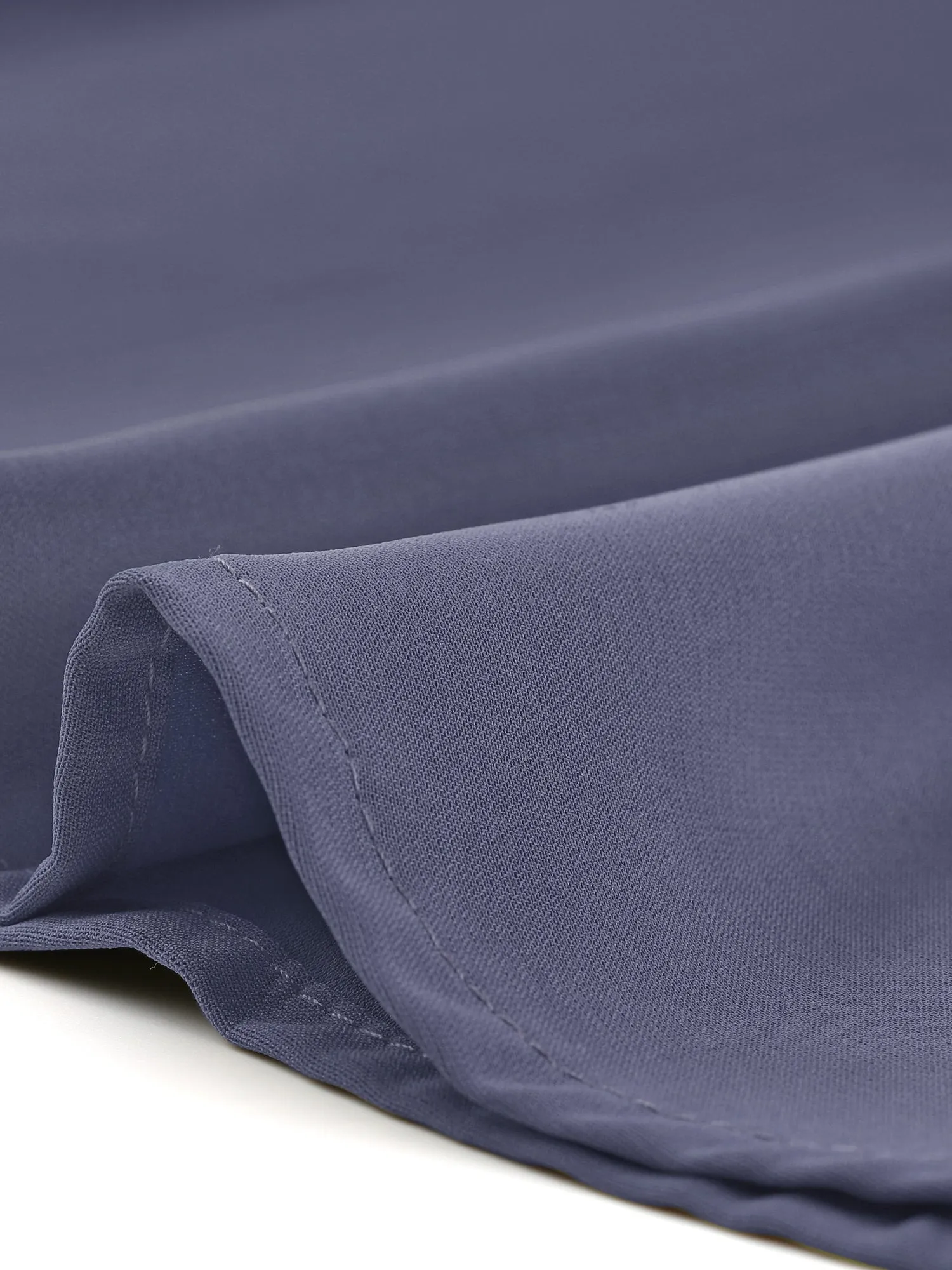 Work Keyhole Shirt Stand Collar Long Sleeve Chiffon Blouse sold by Allegra K product image thumbnail 4