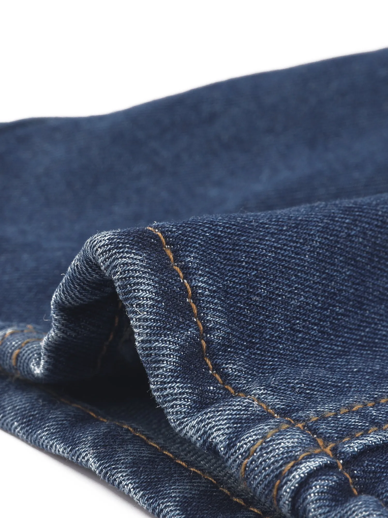 Denim Belted Lapel Collar Single Breasted Jean Jacket sold by Allegra K product image thumbnail 5