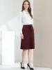 Split A-Line Elastic Back Tie Waist Midi Skirt sold by Allegra K