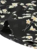 Peasant Chiffon Floral Ruffle Neck Office Long Sleeve Blouse sold by Allegra K
