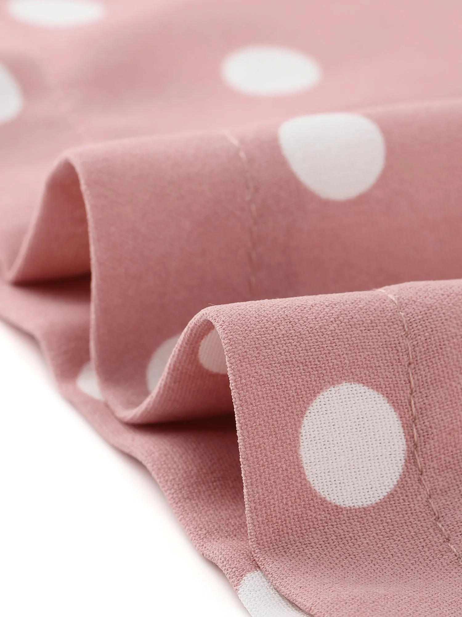 Polka Dots Contrast Peter Pan Collar Top 3/4 Sleeve Blouse Shirt sold by Allegra K product image thumbnail 5