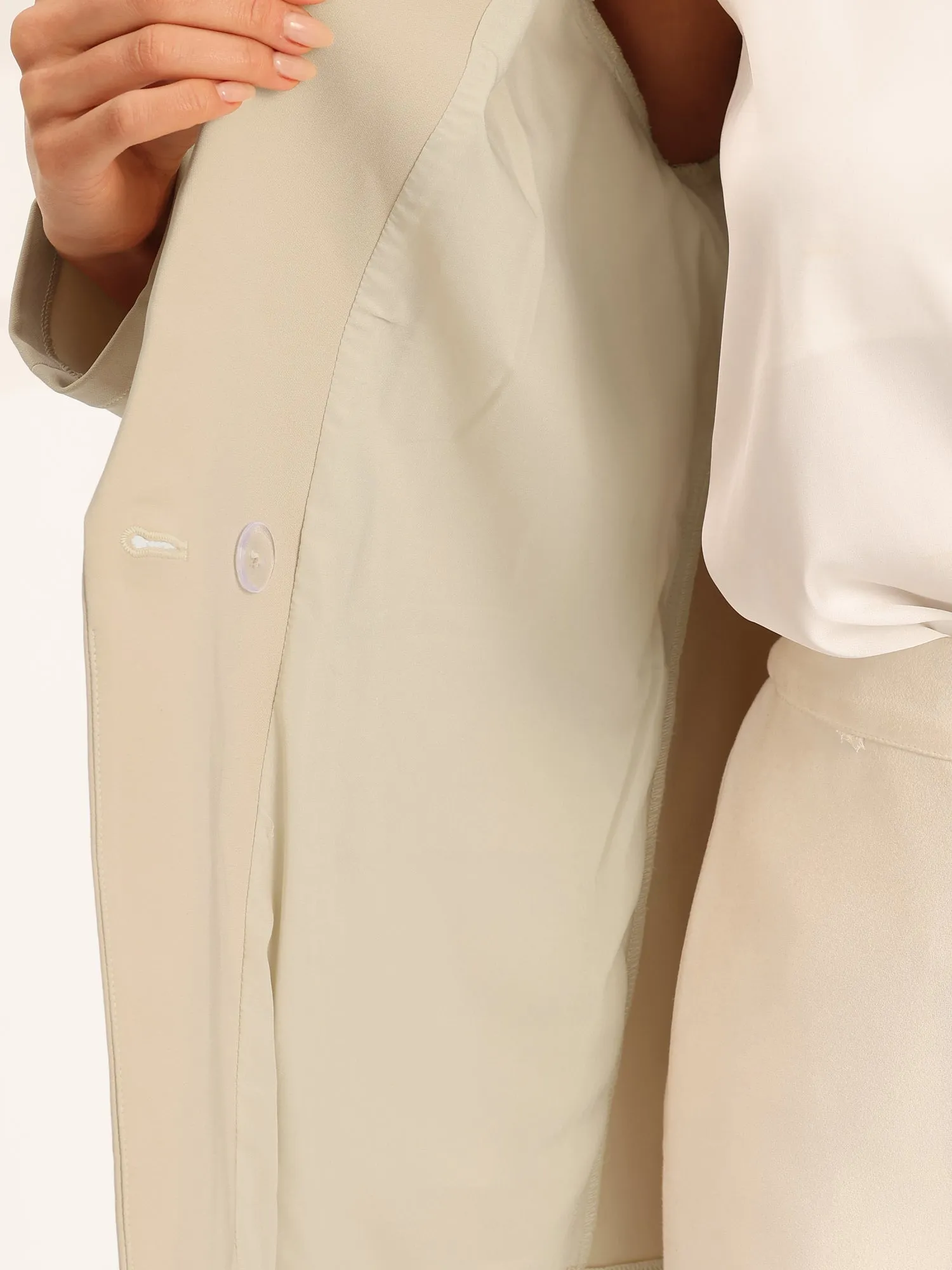 Lapel Collar Work Office Long Sleeve Blazer sold by Allegra K product image thumbnail 4