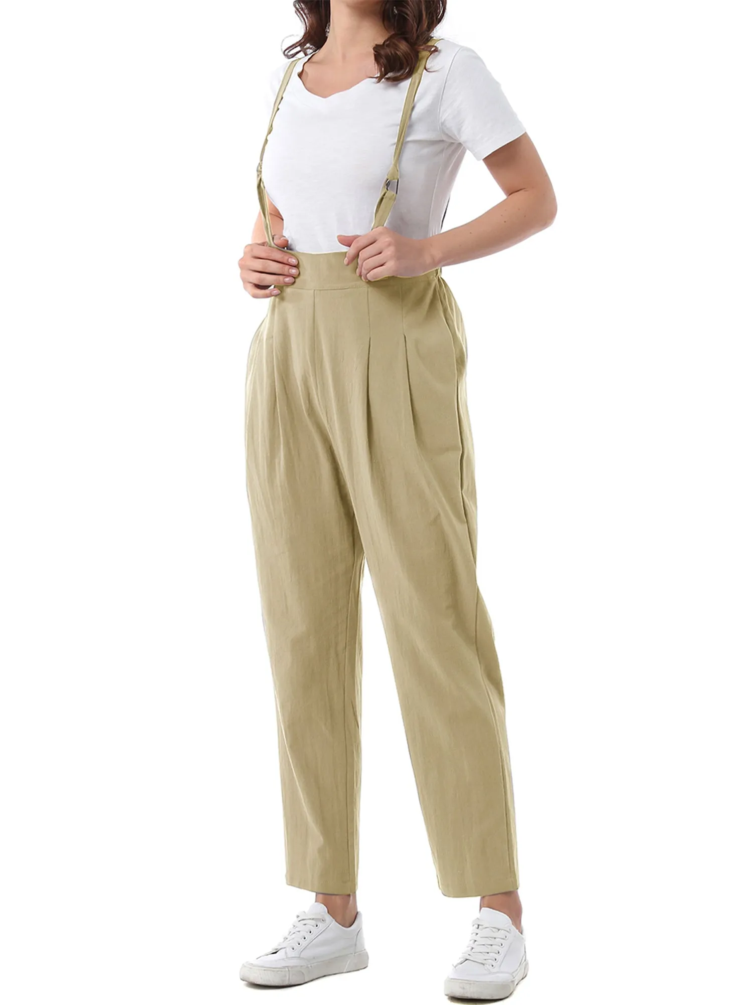 Casual Sleeveless Jumpsuit Adjustable Straps Overalls with Pocket sold by Allegra K product image thumbnail 3