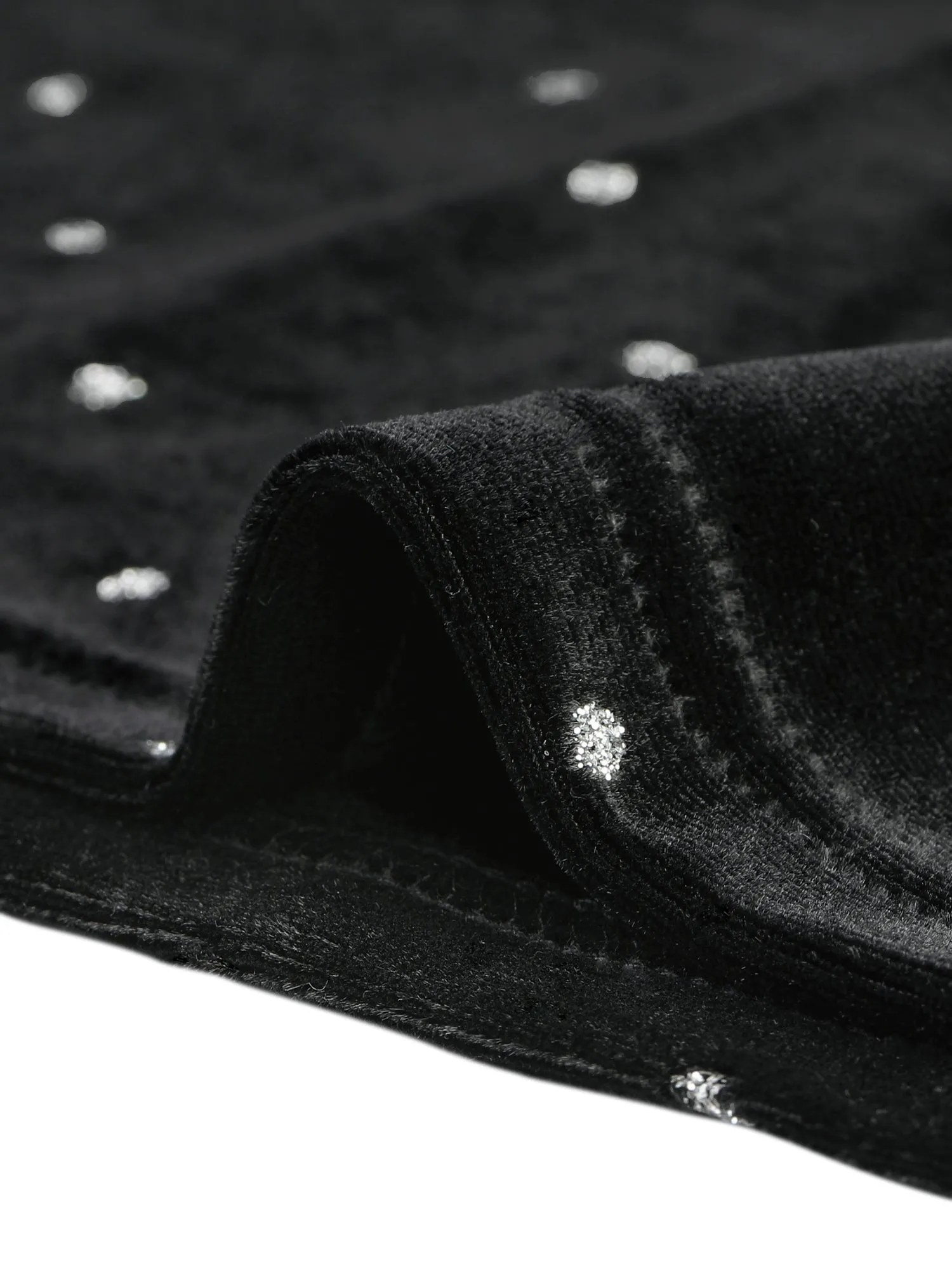 V Neck Long Sleeve Party Glitter Velvet Casual Bodycon Mini Dress sold by Allegra K product image thumbnail 5