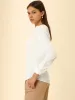 Long Sleeve Casual Lace Trim Career V Neck Blouse sold by Allegra K
