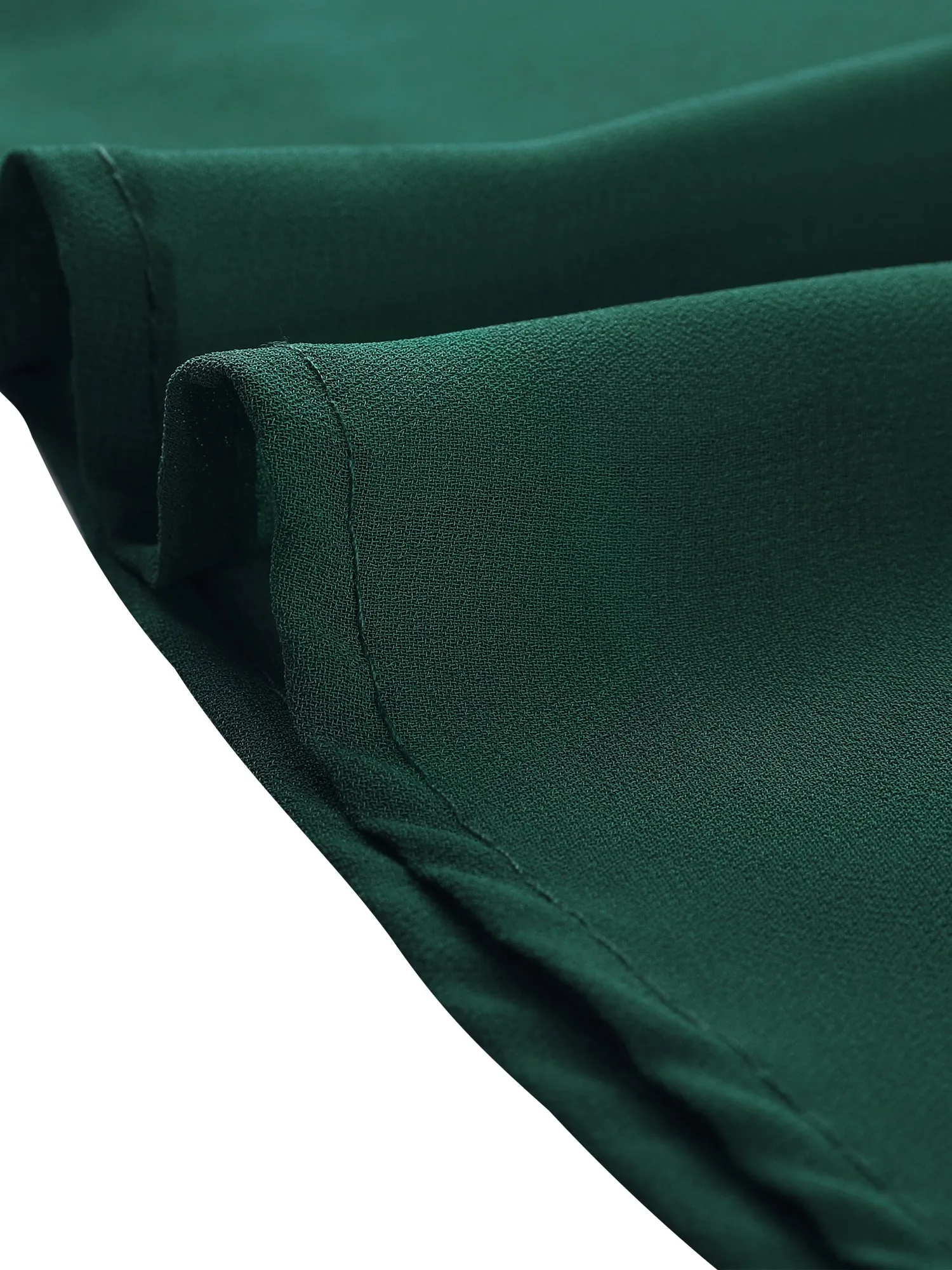 Ruffle Collar Smocked Sheer Long Sleeve Chiffon Blouse sold by Allegra K product image thumbnail 5