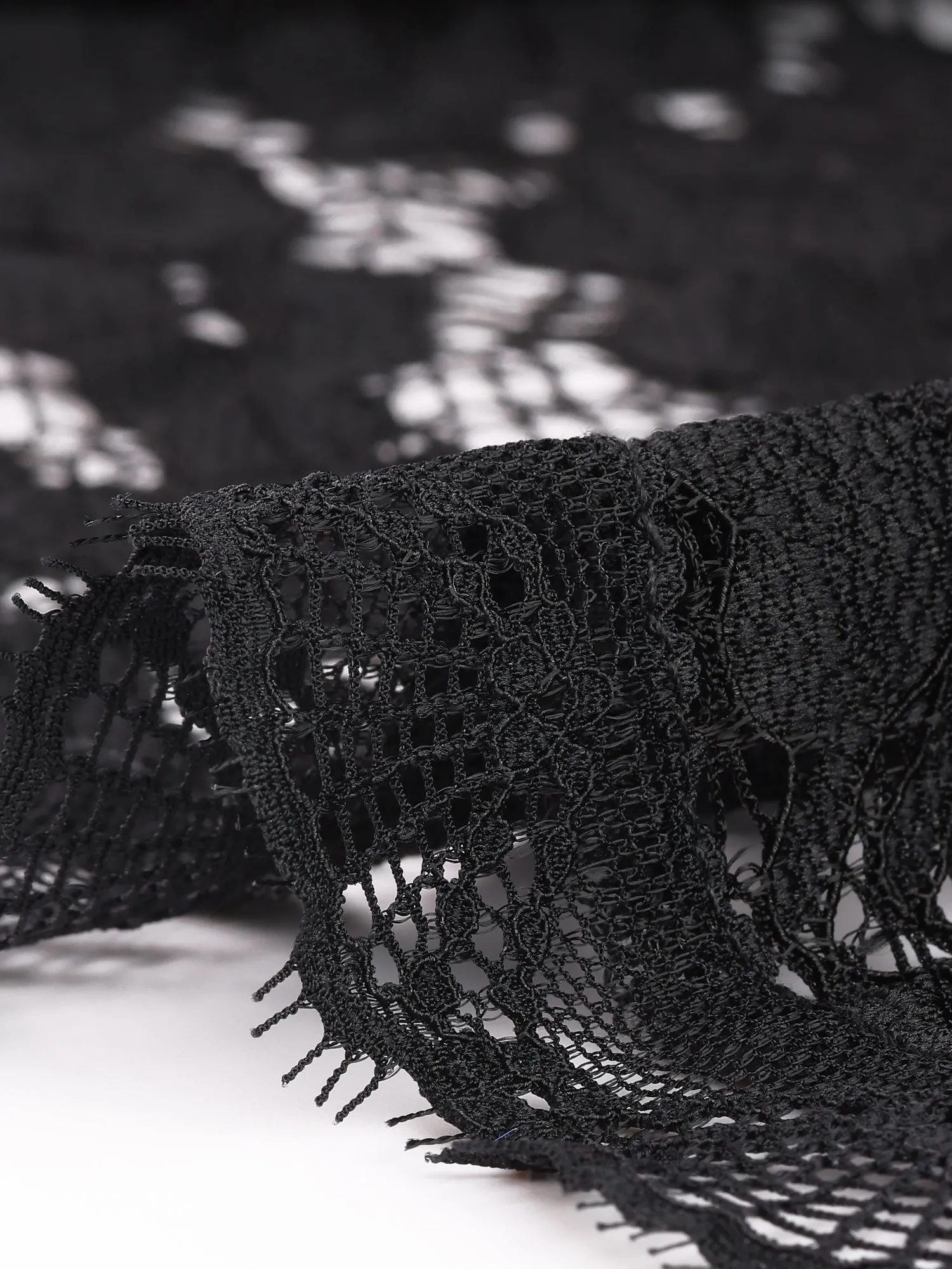 Lace Bolero Shrug Stand Collar Crop Gothic Top sold by Allegra K product image thumbnail 4