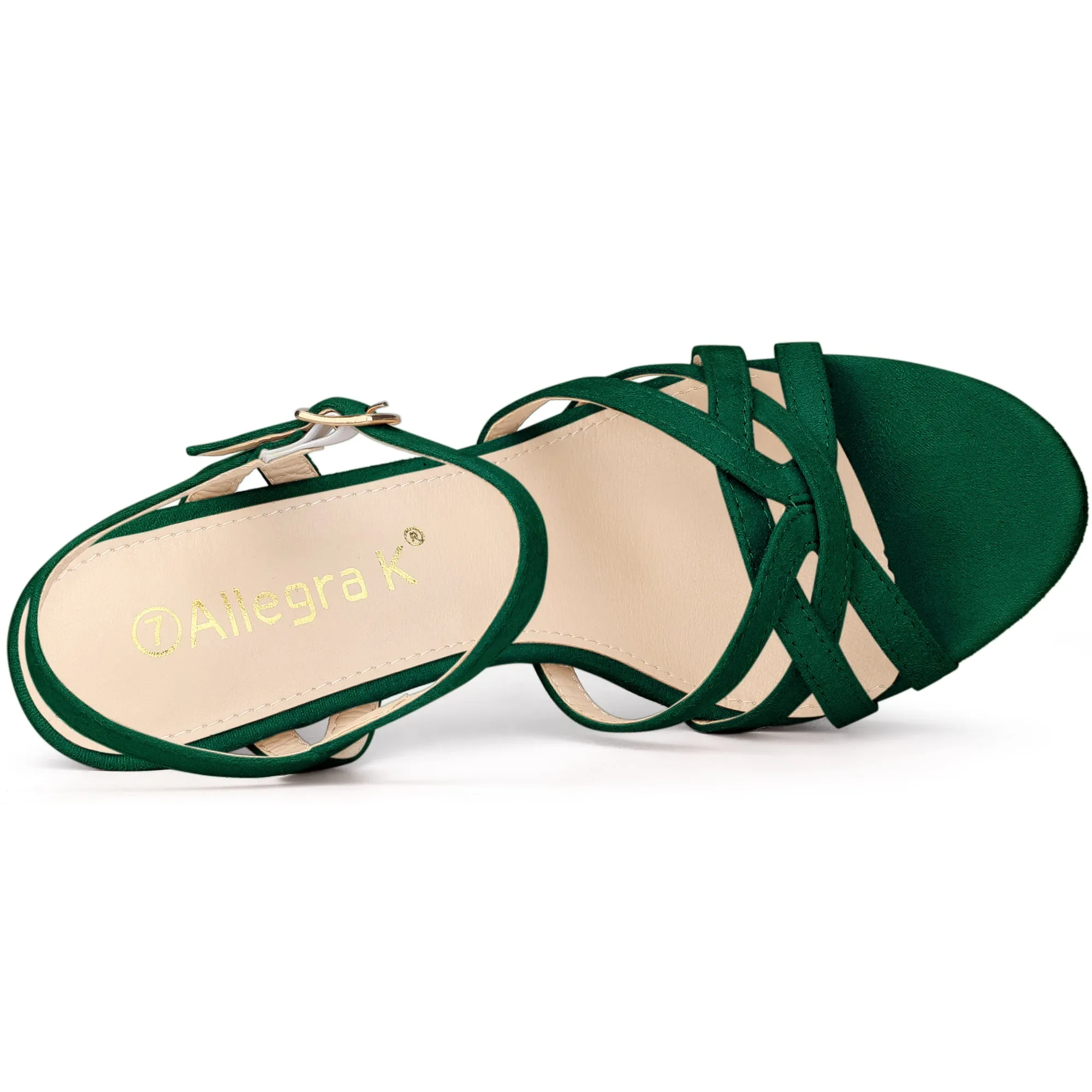 Crisscross Straps Strappy Platform Stiletto Heel Sandals sold by Allegra K product image thumbnail 5