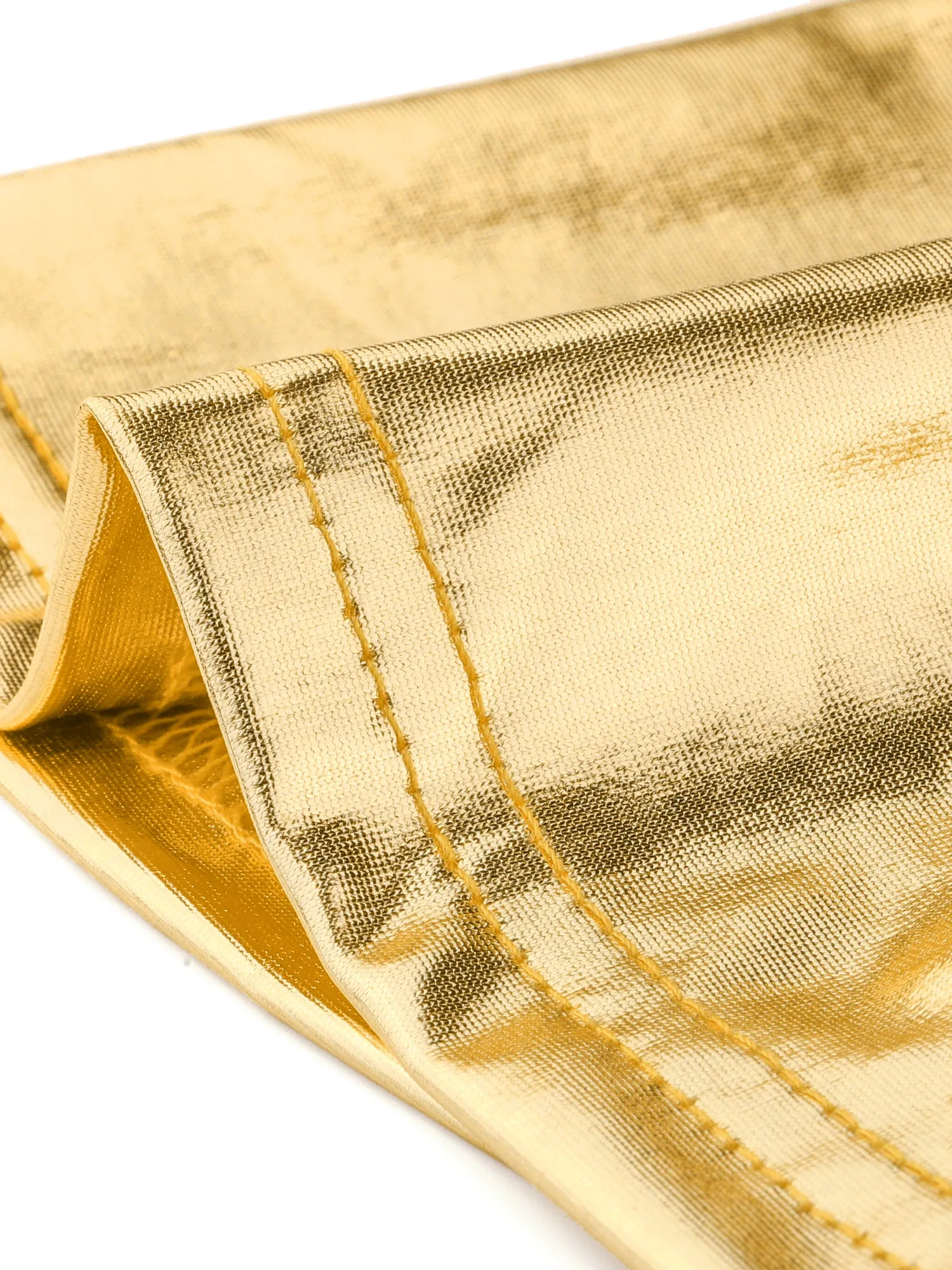 Party Tops Long Sleeve Zip Up Metallic Crop Top sold by Allegra K product image thumbnail 5