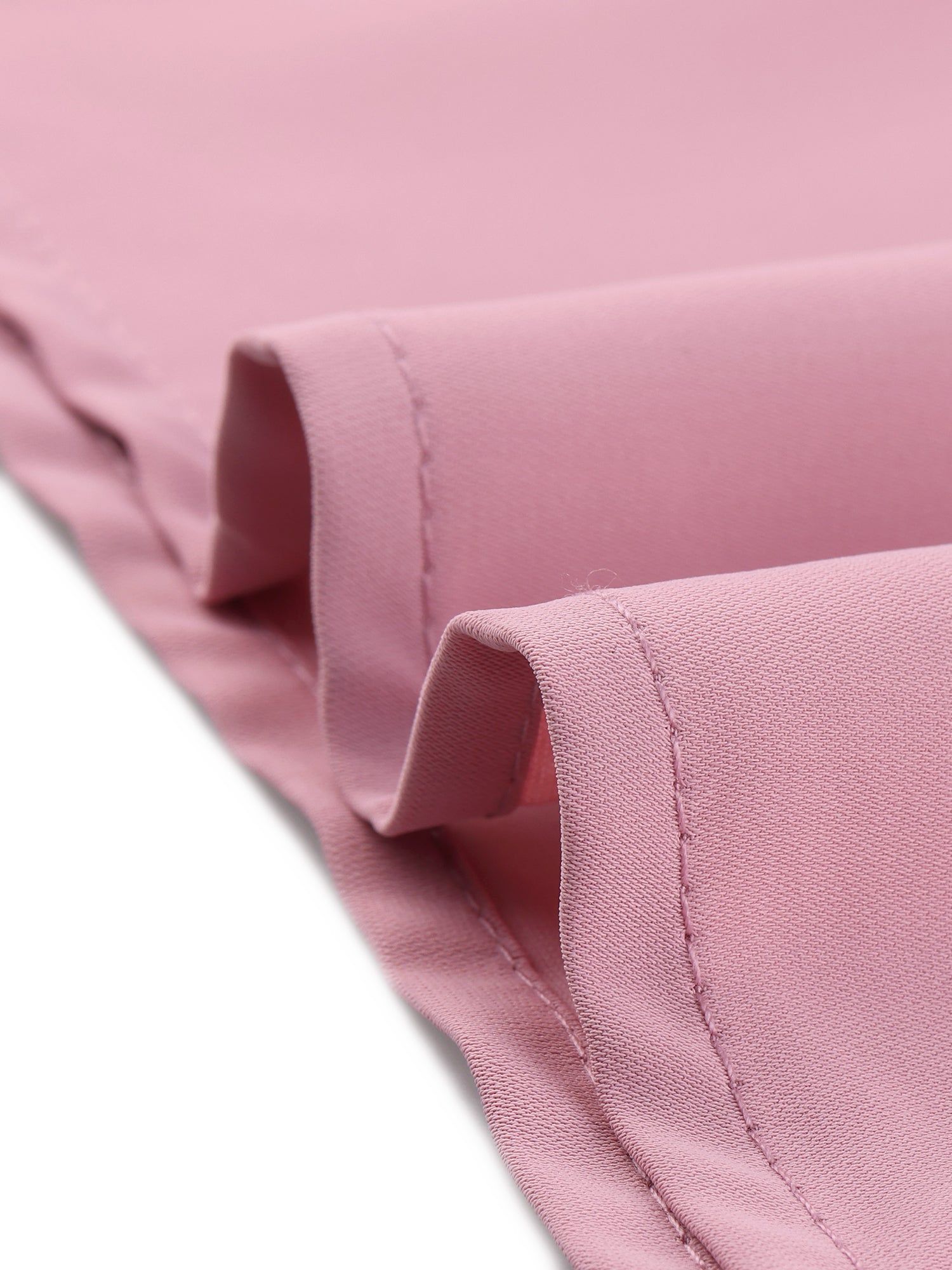 Solid Pleated Neckline Casual Round Neck Long Sleeve Blouse sold by Allegra K product image thumbnail 4