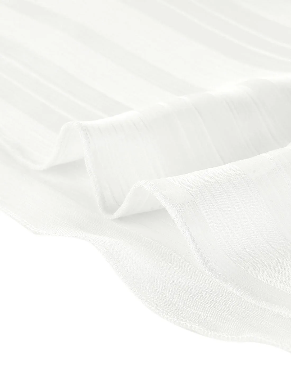 Peplum Tops Satin Long Sleeve Ruffled Boat Neck Blouse sold by Allegra K product image thumbnail 5