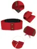 Rope Decor Elastic Band Press Stud Button Closure 3" Width Waist Belt sold by Allegra K