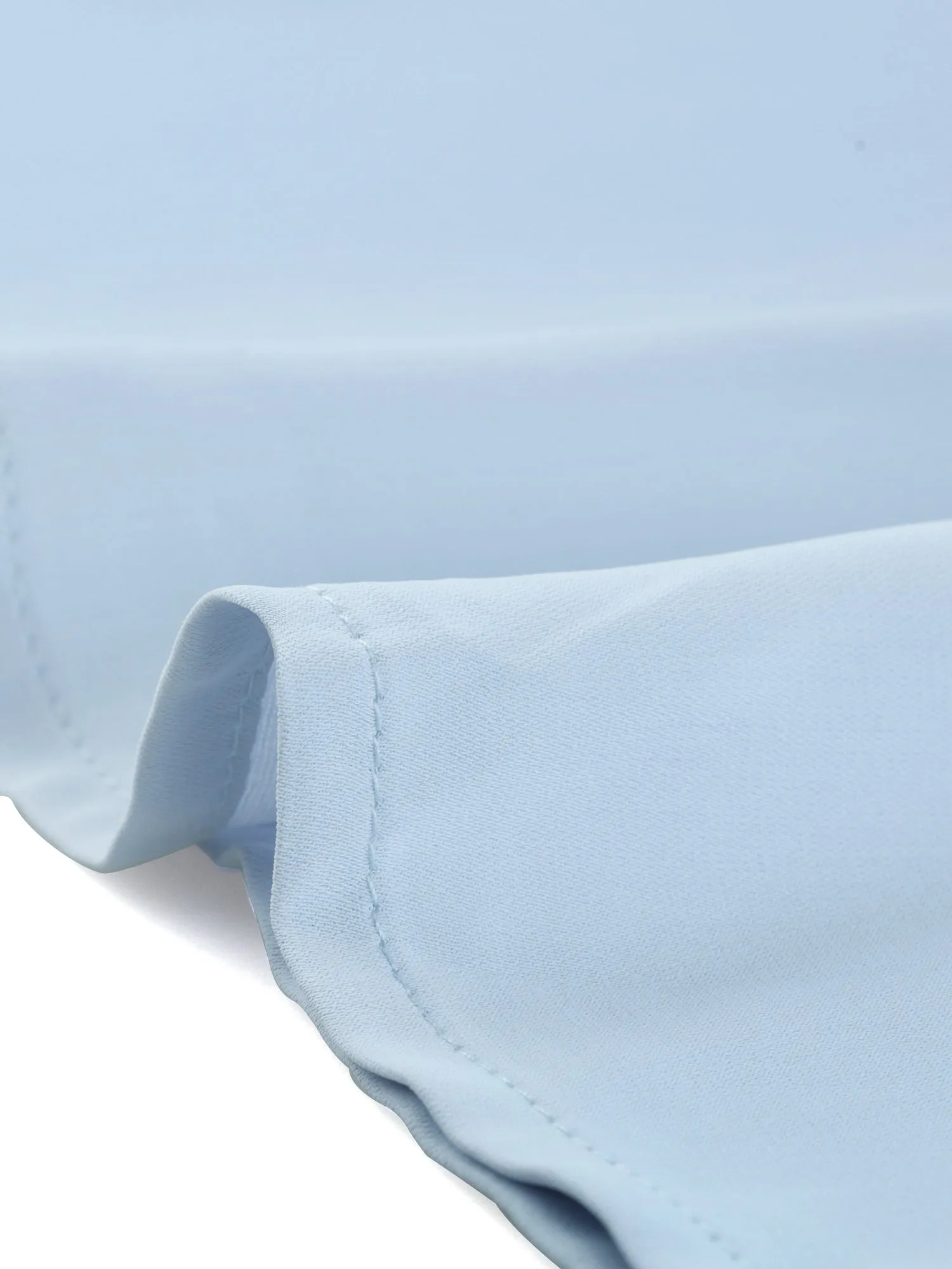 Summer Casaul Blouse Petal Sleeve Pearl Decor V Neck Chiffon Top sold by Allegra K product image thumbnail 5