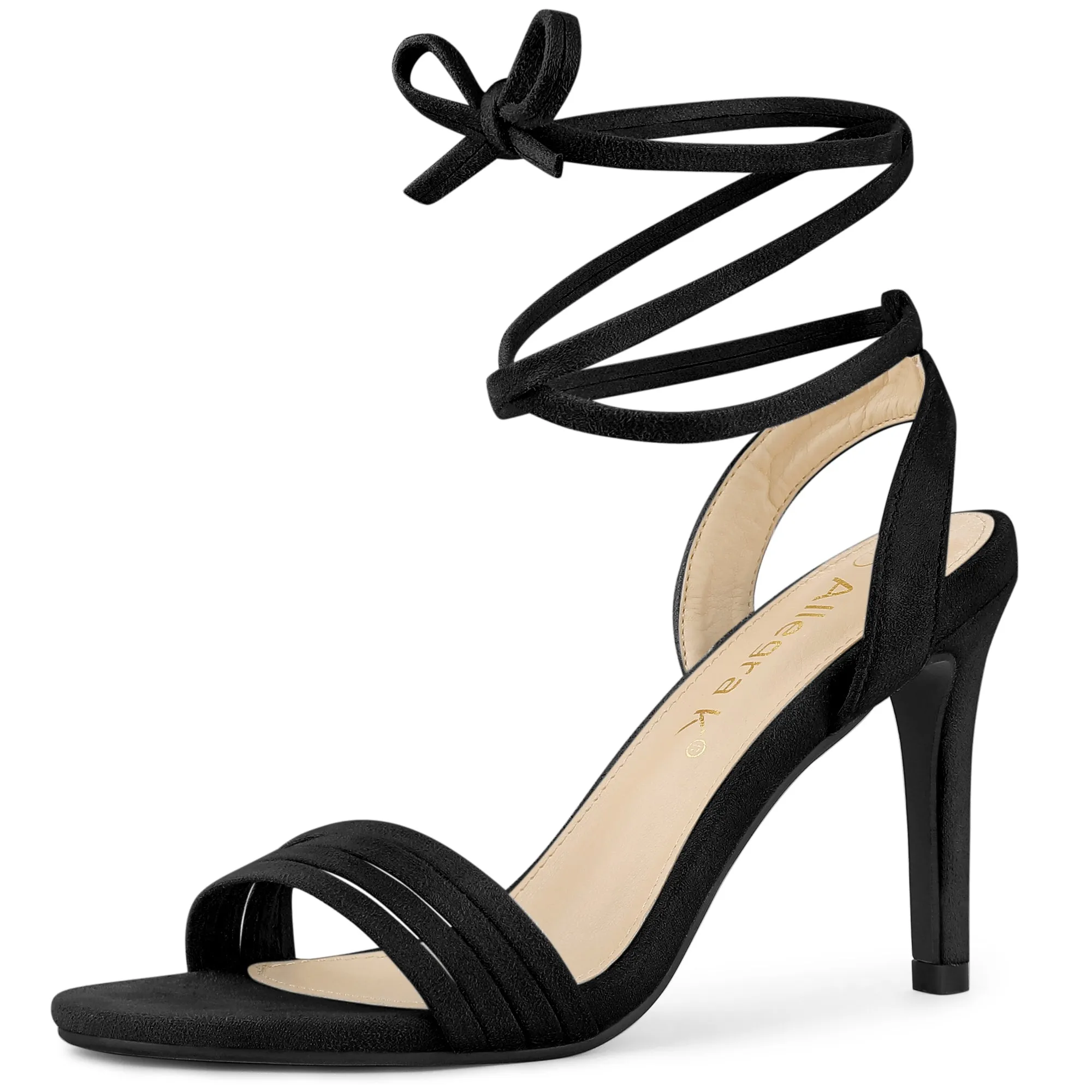 Women's Lace Up Strappy Heels Stiletto High Heels Sandals sold by Allegra K product image thumbnail 2