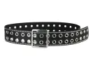 Grommet Wide Waist Belt for Dress Metal Pin Buckle sold by Allegra K