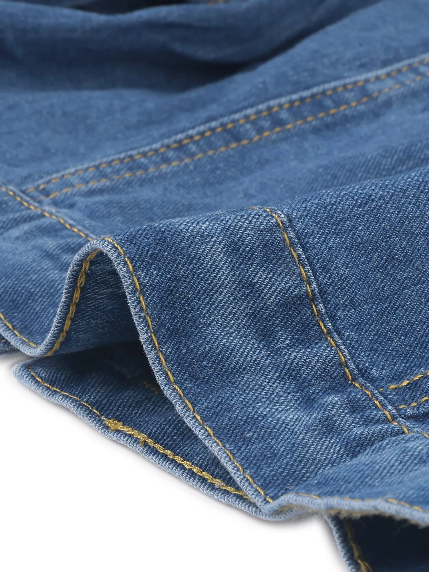 Women's Casual Denim Jacket Rivet Studded Beaded Puff Sleeve Cropped Jean Jackets sold by Allegra K product image thumbnail 4