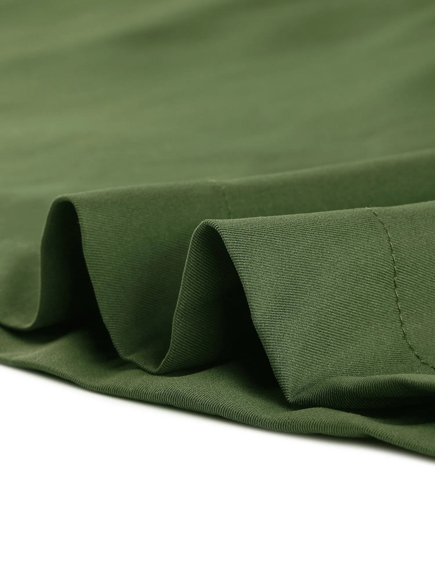 Elastic Waist Button Front Pocket Swing Midi Skirt sold by Allegra K product image thumbnail 5