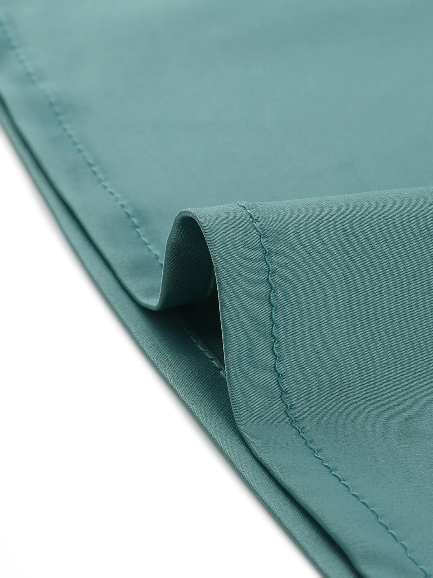 Elegant Satin Blouse Roll Up 3/4 Sleeve V Neck Casual Work Shirt Top sold by Allegra K product image thumbnail 3