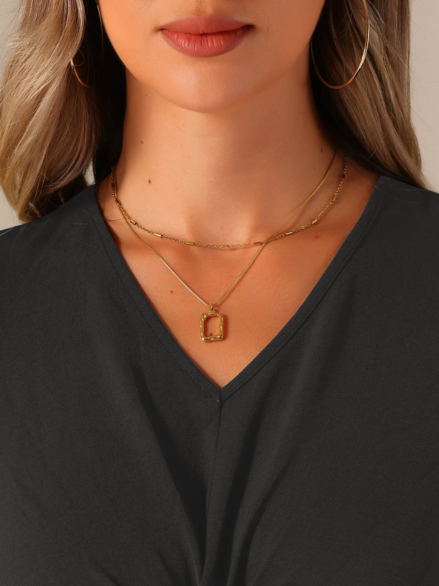 Twist Front Long Sleeve Pockets A-Line Midi Dress sold by Allegra K product image thumbnail 4