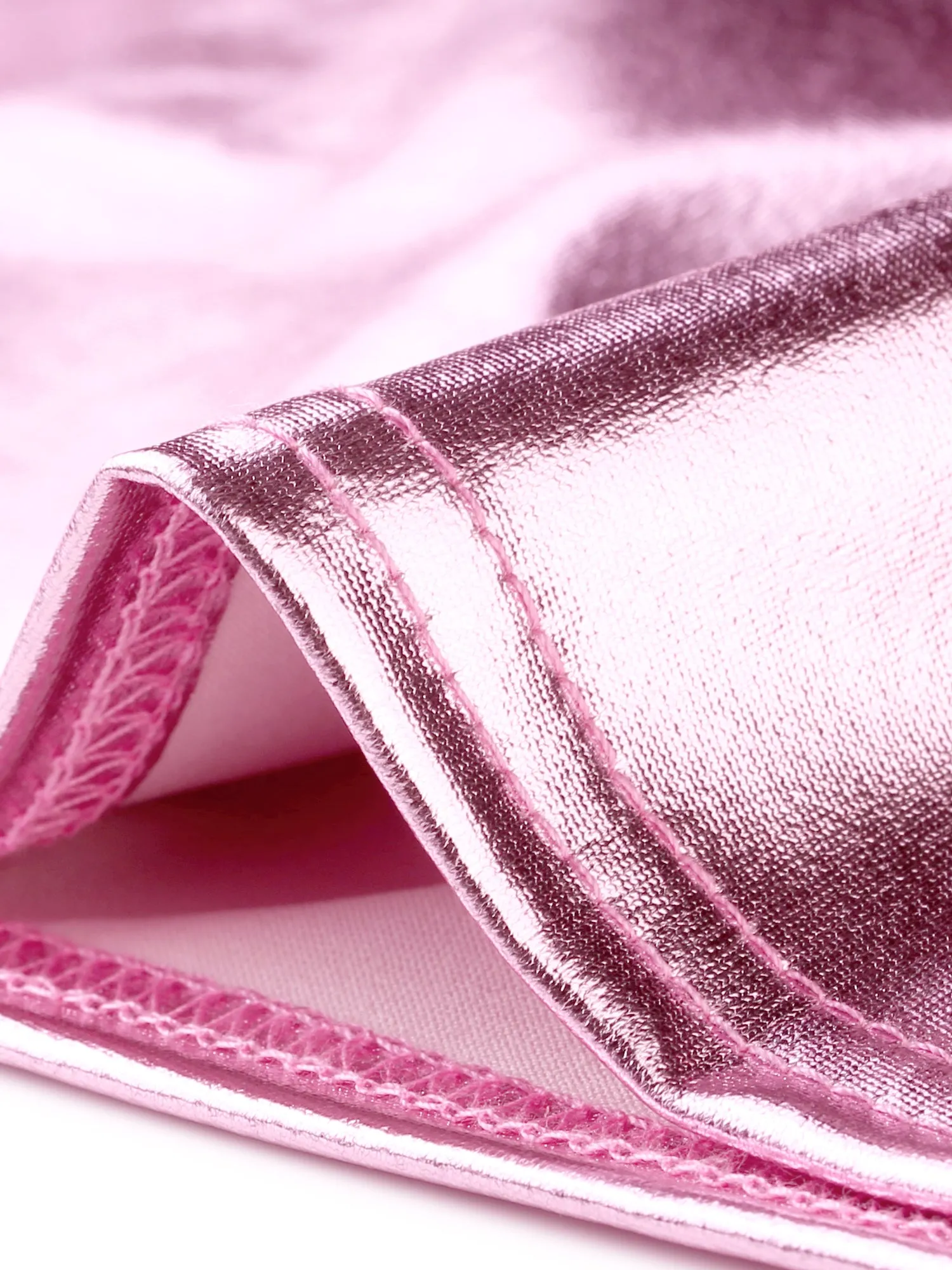 Off Shoulder Party Shiny Metallic Crop Tops sold by Allegra K product image thumbnail 5