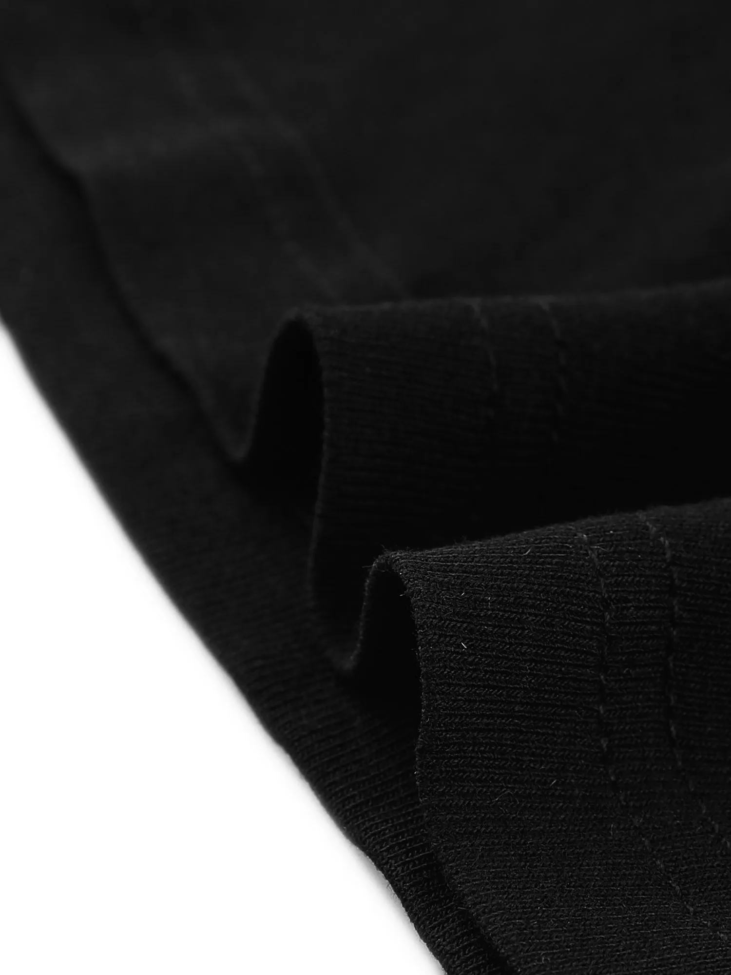 Long Square Neck Ruched Front Sheer Sleeve Knit Midi Dress sold by Allegra K product image thumbnail 3