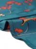 Satin Work Floral Vintage Stand Collar Cap Sleeve Blouse sold by Allegra K