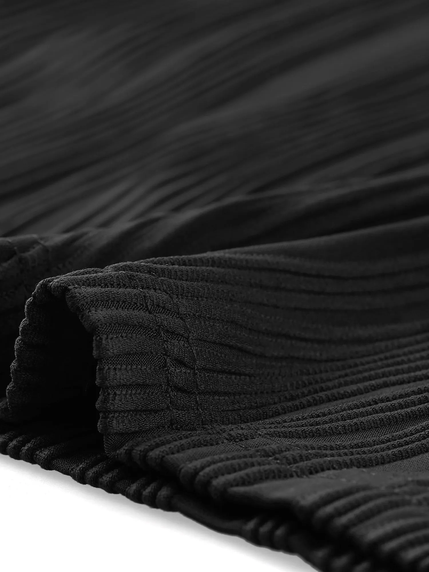 Sleeveless Fitted Top Mock Neck Textured Ribbed Knit Tank Tops sold by Allegra K product image thumbnail 5