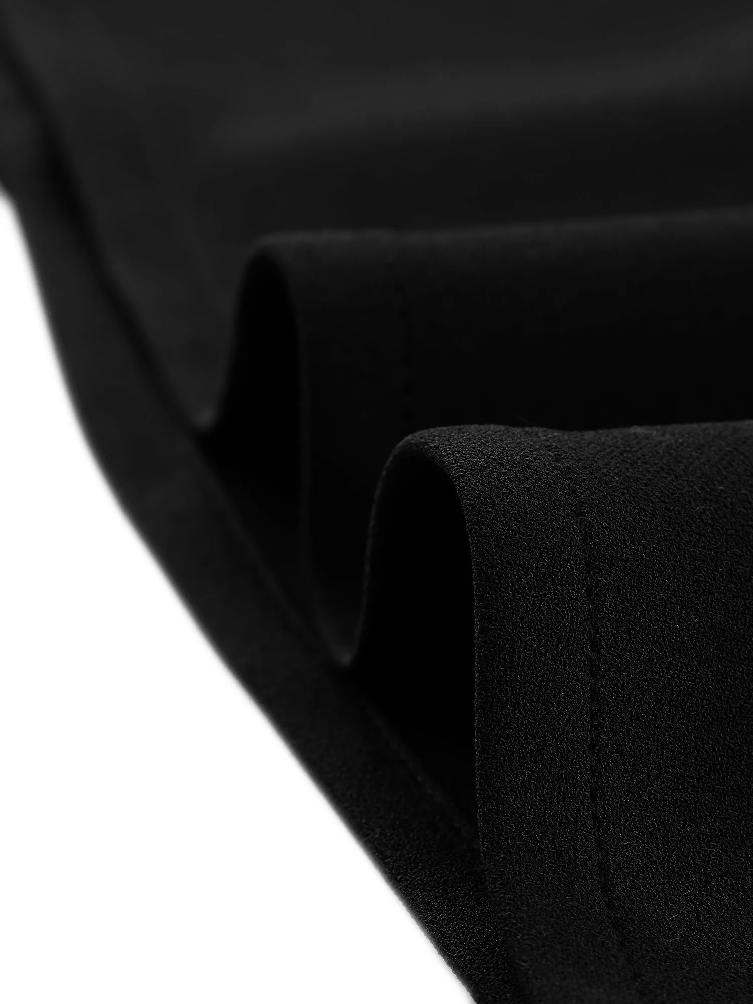 High Waist Solid Button Decor Flared Midi Overall Suspender Skirt sold by Allegra K product image thumbnail 4