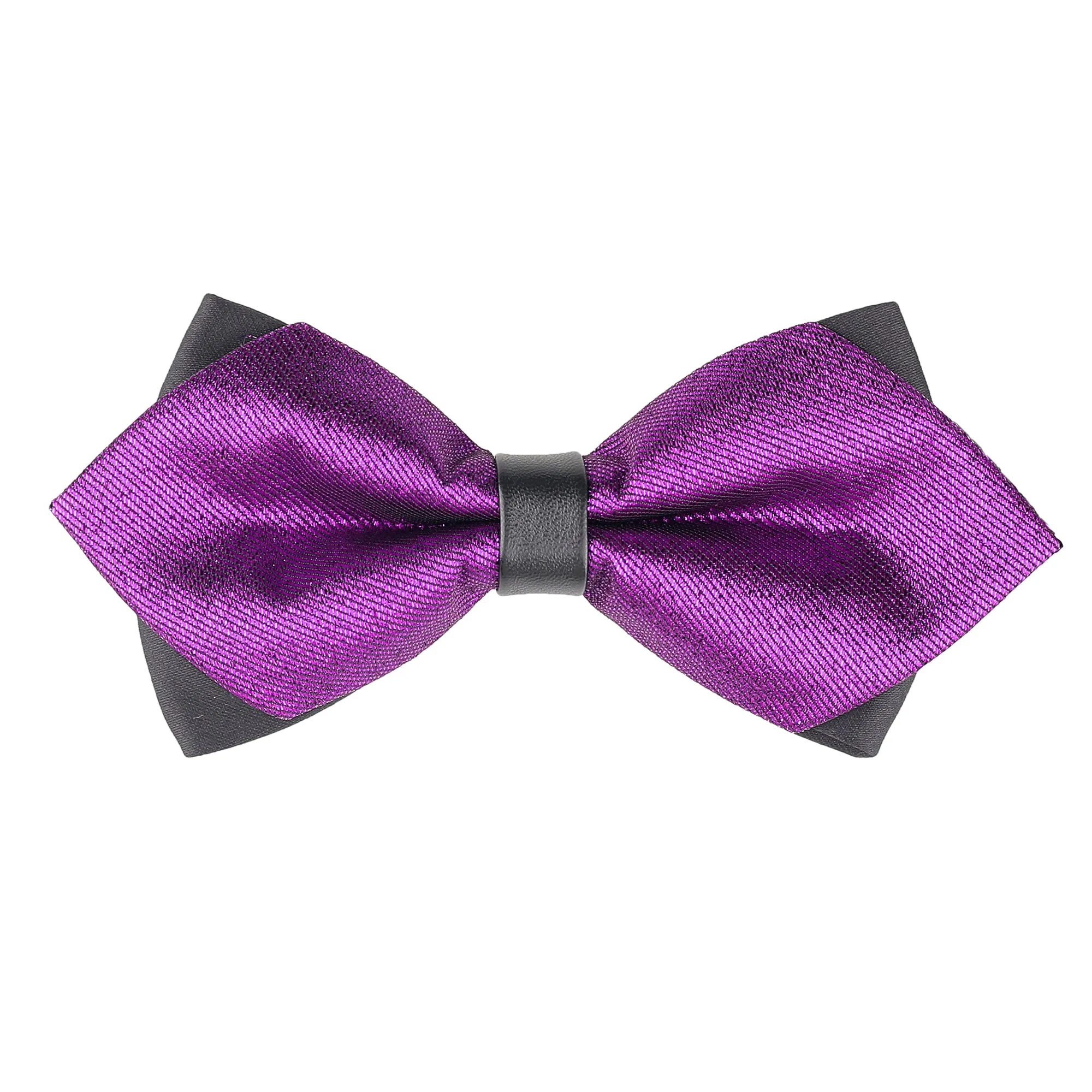 Pre-Tied Plain Bowtie Adjustable Neck Wedding Pointed Bow Ties sold by Allegra K