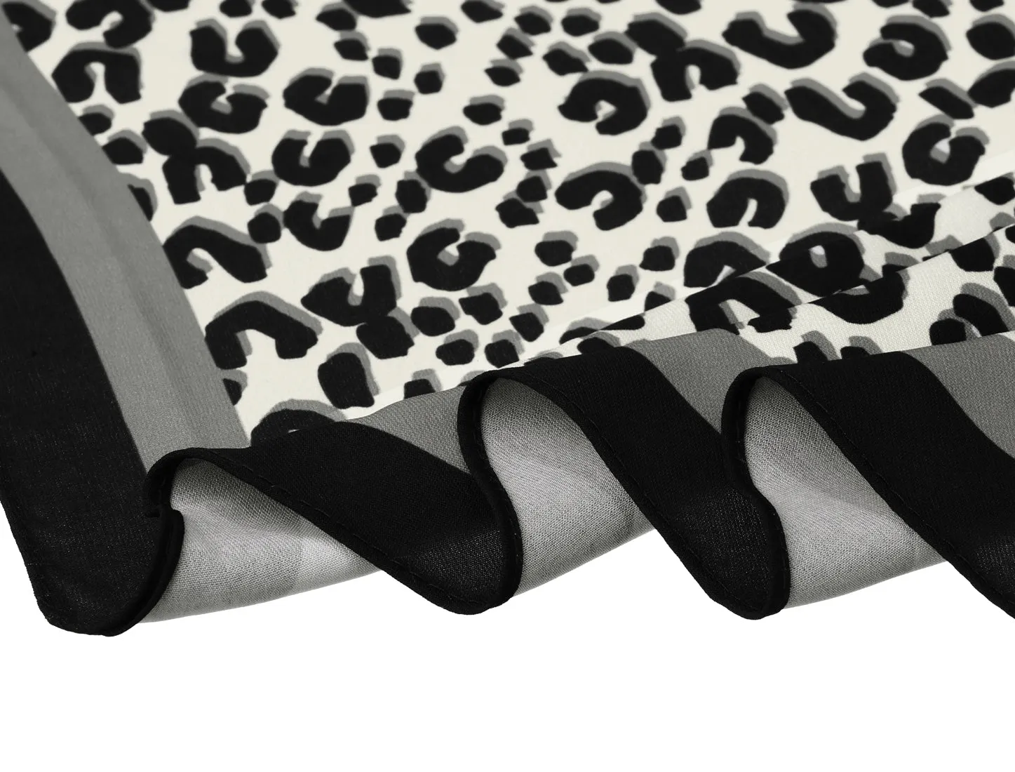 Retro Animal Print Leopard Rhombus Rhombic Neck Scarf Neckerchief sold by Allegra K product image thumbnail 5