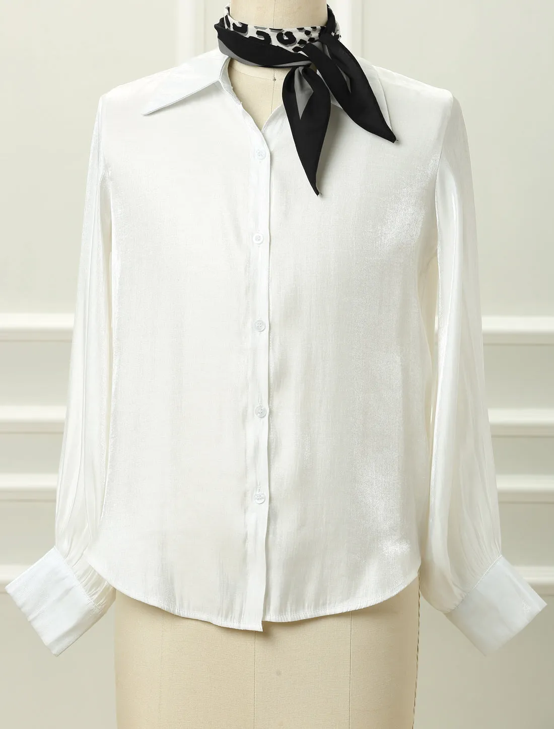 Retro Animal Print Leopard Rhombus Rhombic Neck Scarf Neckerchief sold by Allegra K product image thumbnail 2