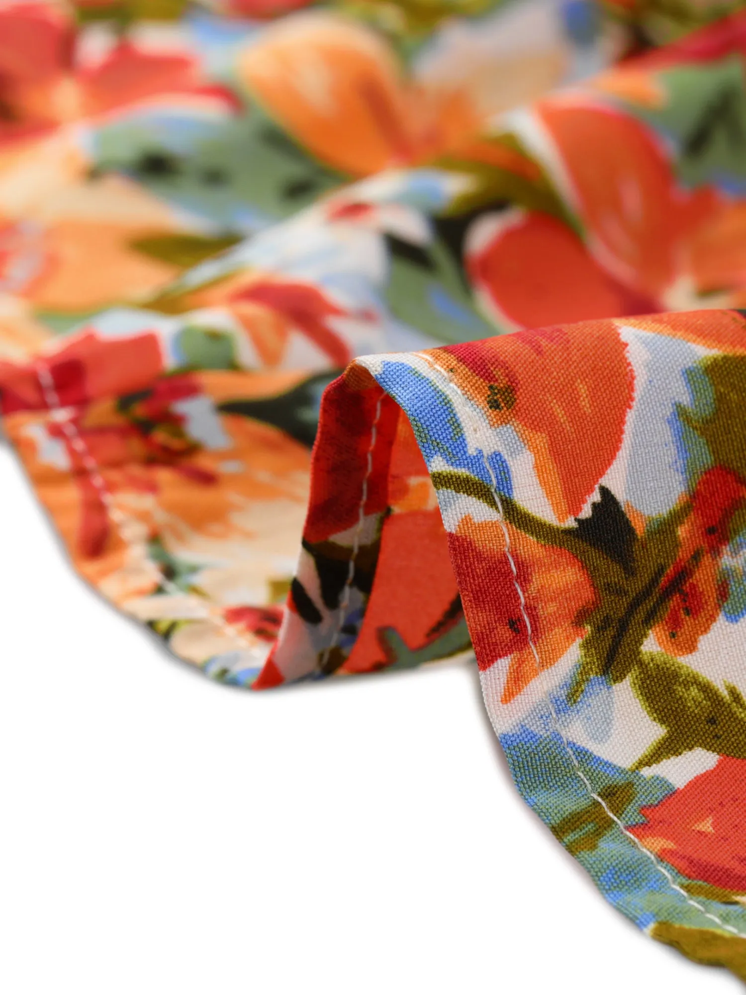 One Shoulder Summer Sleeveless Tiered Boho Floral Midi Dress Sundress sold by Allegra K product image thumbnail 4