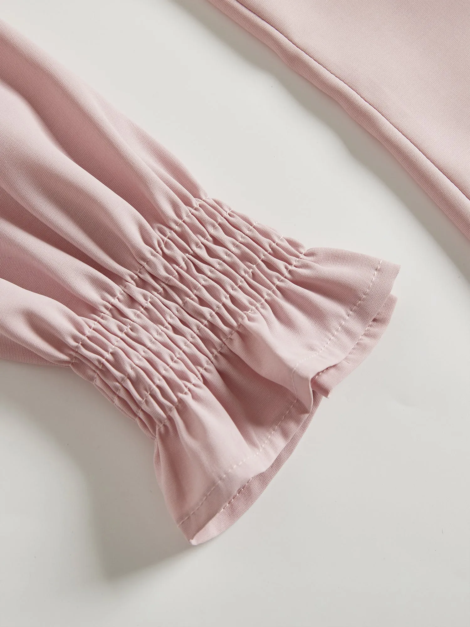 Casual Work Long Sleeve Blouse Ruffle Mock Neck Top sold by Allegra K product image thumbnail 5