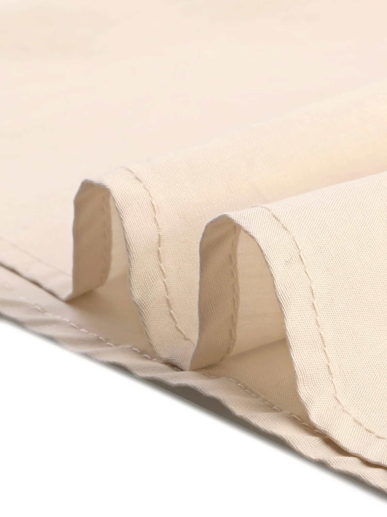 Office Ruffled Sleeve Belted Cotton Button Midi Shirt Dress sold by Allegra K product image thumbnail 4