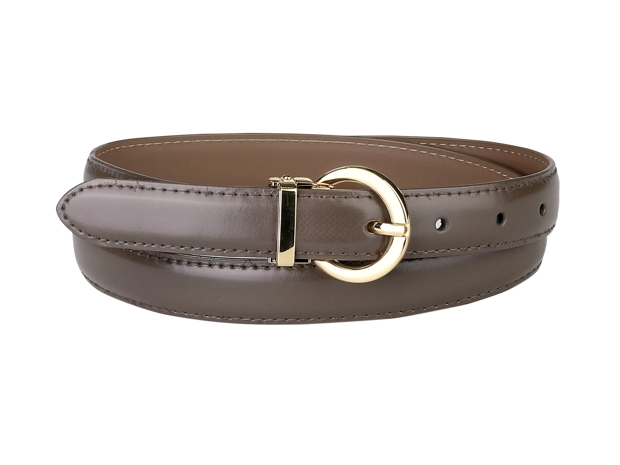 Skinny Faux Leather O Ring Metal Buckle Dress Pants Waist Belts sold by Allegra K product image thumbnail 5