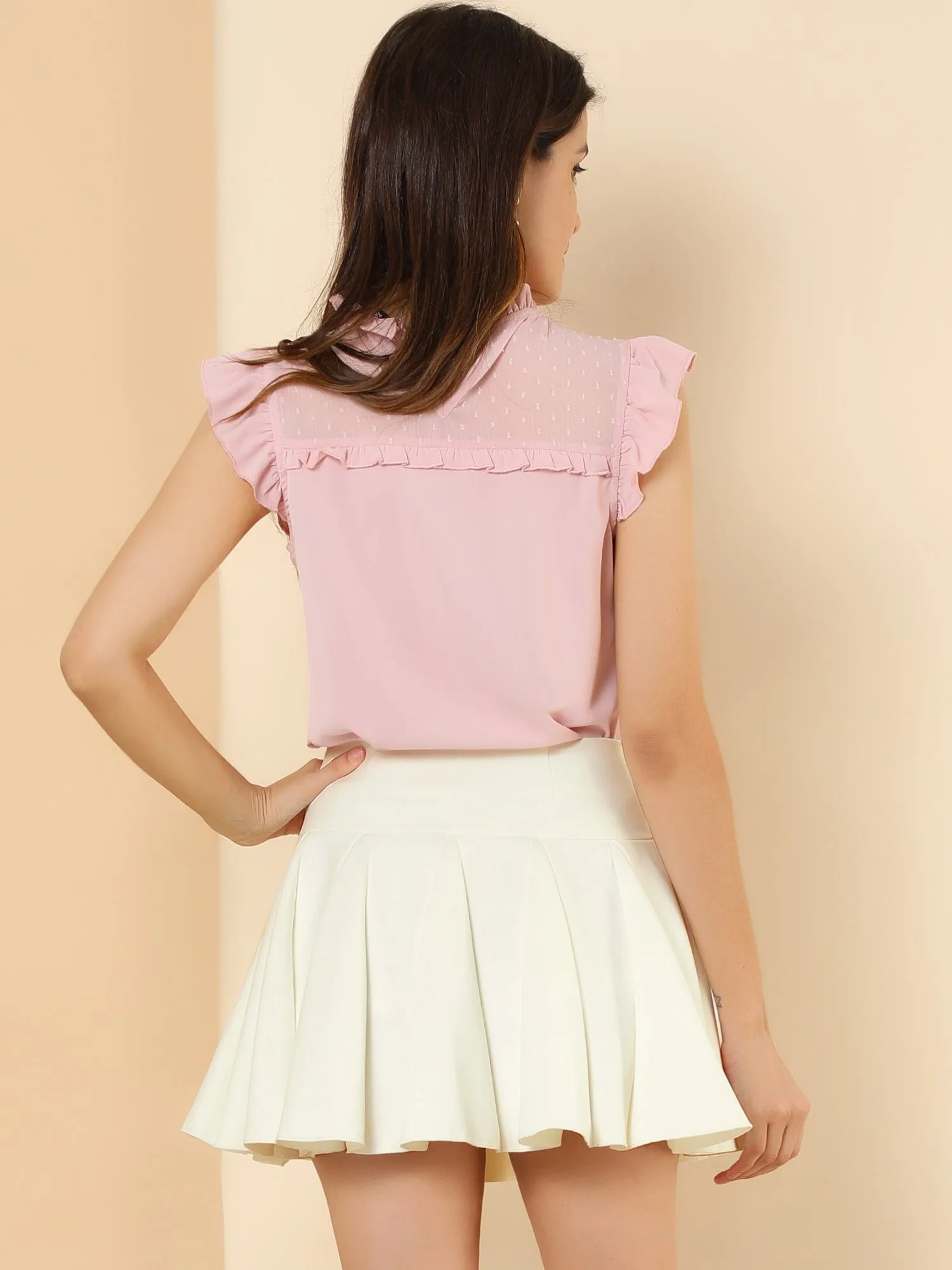 A-Line Mini Pleated Halloween Cosplay Flare Skater Skirt sold by Allegra K product image thumbnail 4