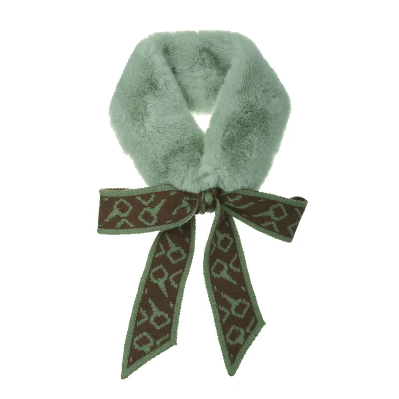 Faux Fur Winter Collar Thick Plush Neck Scarves Wrap Warmer Shawl sold by Allegra K