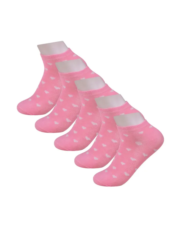 Athletic Low Cut Ankle Elastic Cuff Sports Socks 5 Pairs sold by Allegra K