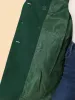 Notched Lapel Double Breasted Outwear Winter Long Coat sold by Allegra K